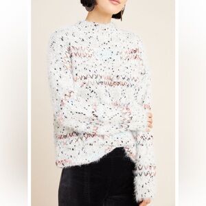 RAGA Soft White Multicolor Knit Sweater